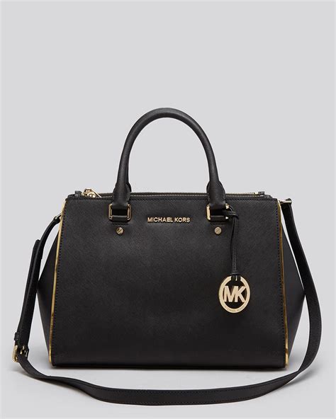 michael kors specchio sutton satchel double zip